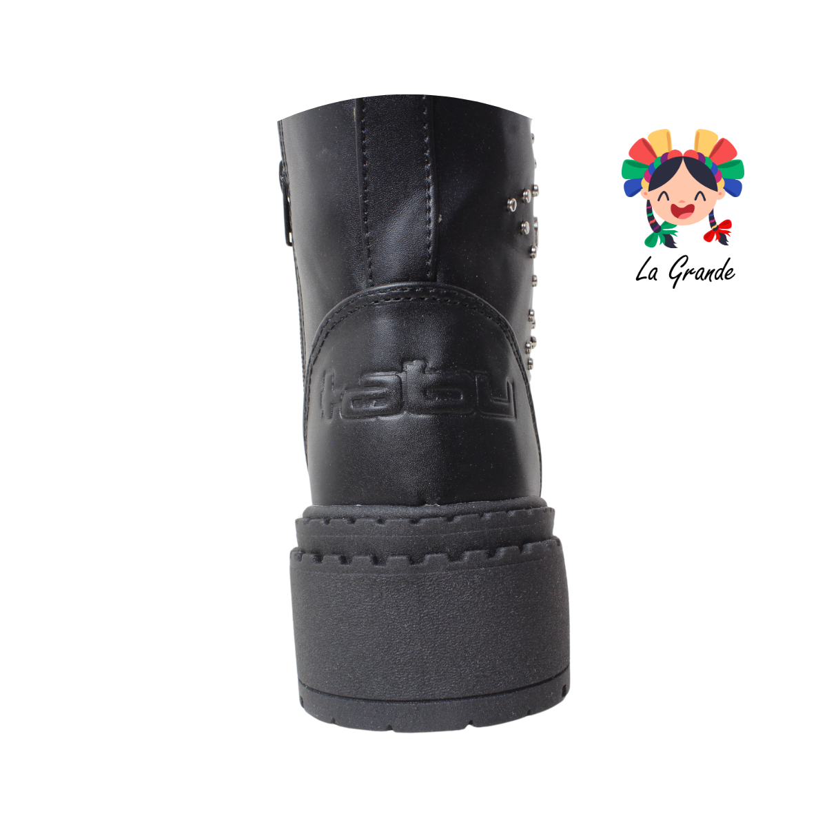1200 TABU Negro Negro Bota Casual para Dama