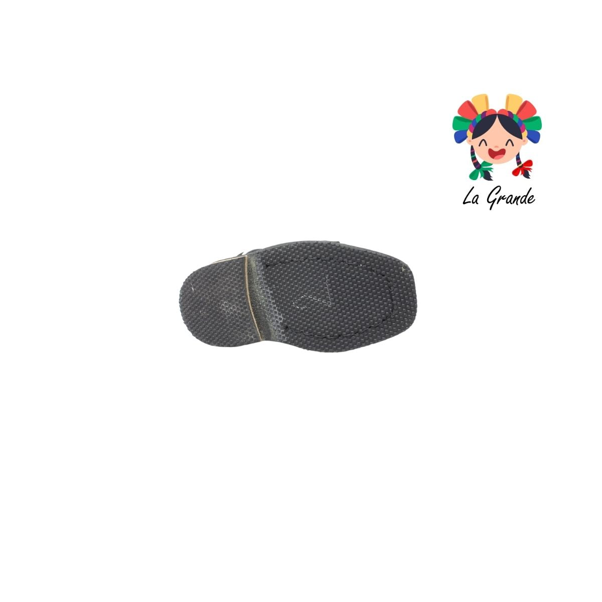 120 ARRIVEÑO Negro Piel Bota Vaquera para Bebé