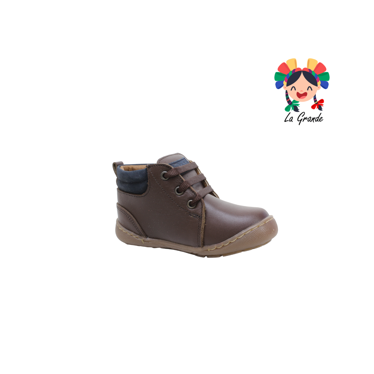 1210 DOGI Café Piel Zapato Casual para Niño