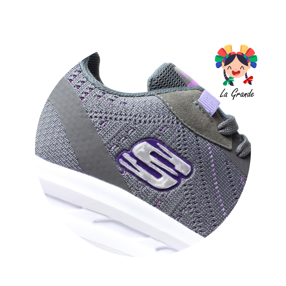 850 SIONEL Oxford Lila Tenis Deportivo para Dama