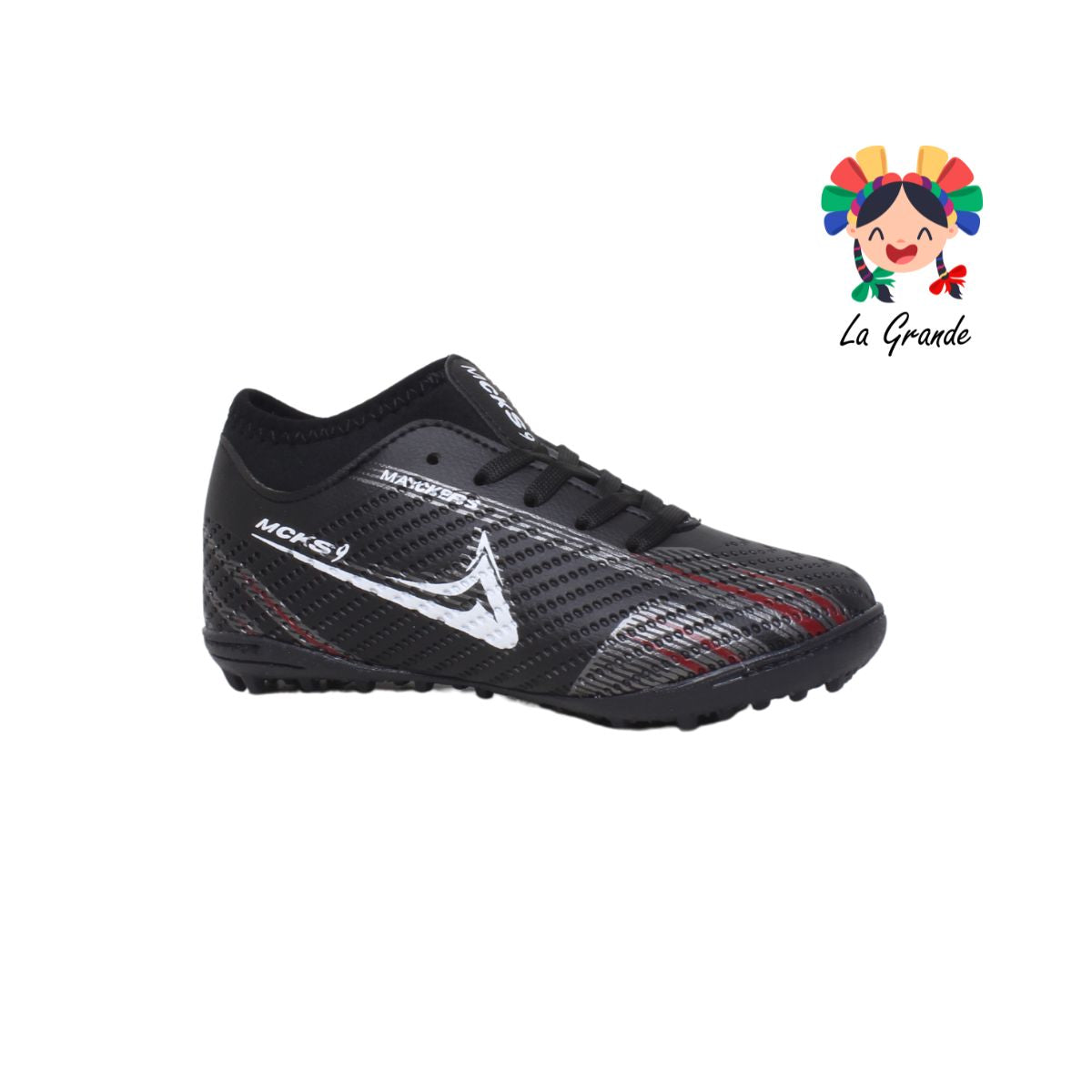 1252 MAYCKERS Ngo Oxf Rojo Sint Tenis de Fútbol Rápido para Niño y Caballero