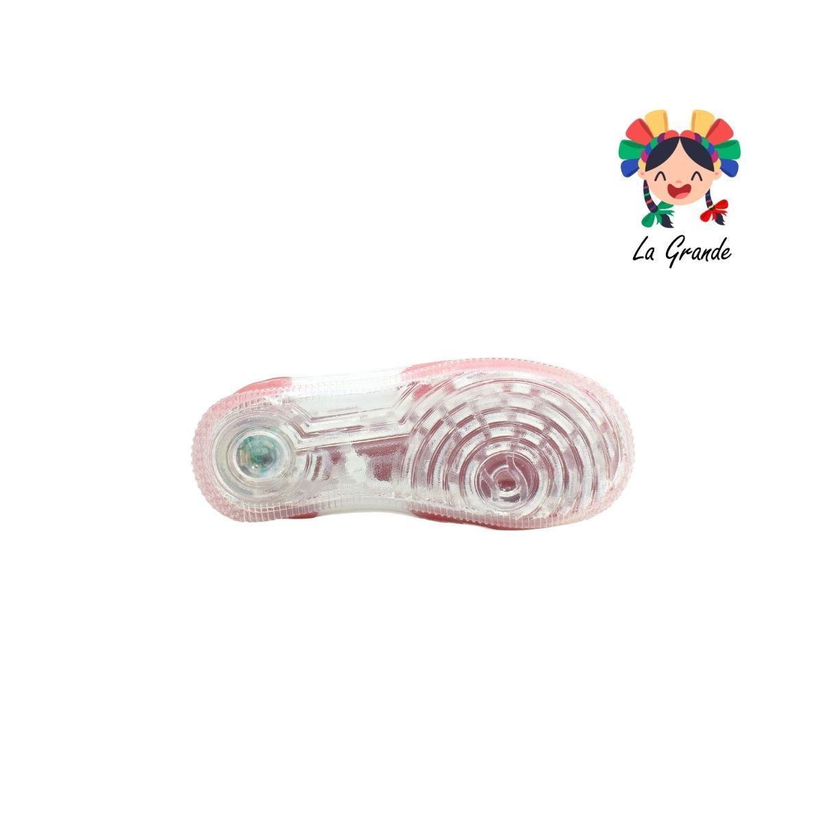 13000 PAOLA RAMIREZ Blanco Rojo Sint Tenis Casual con Luz Led para Niño y Niña