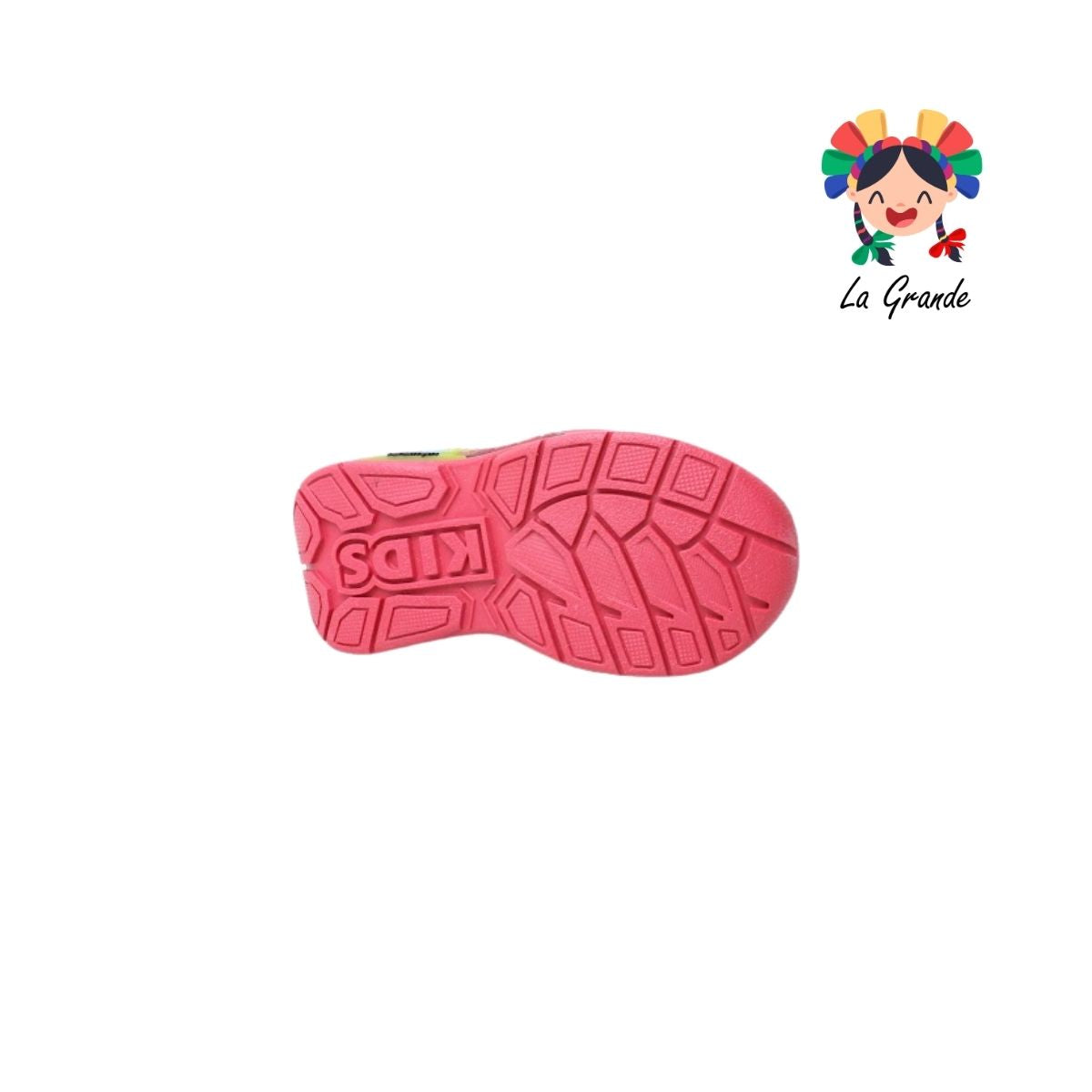 133 ON KIDS Rojo Oxford Carro Sint Tenis Choclo con Luces Led para Niño