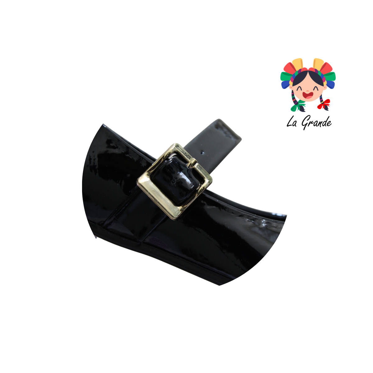 1010 CAPRICHOSA Negro Charol Balerina para Dama