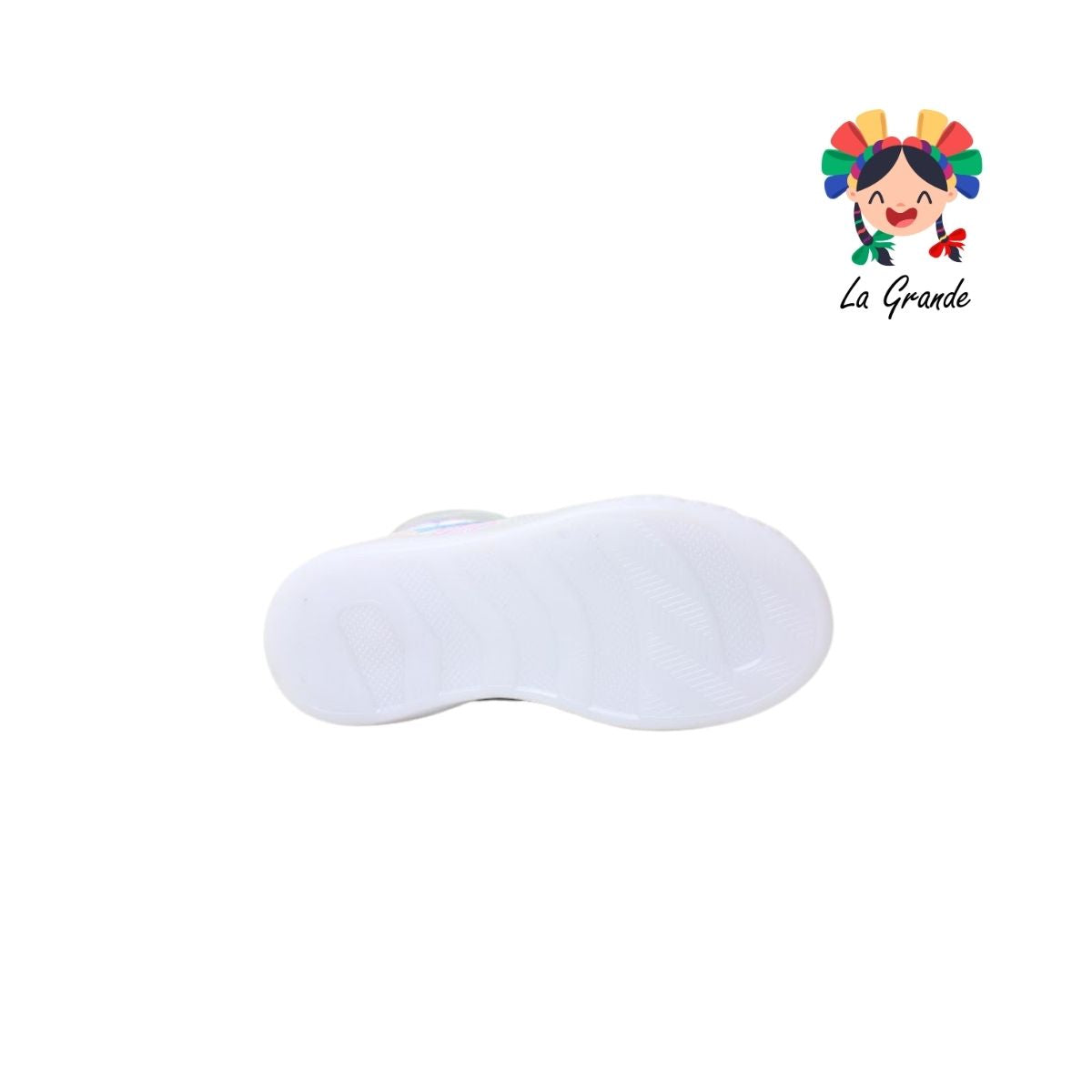 140 NUBE ON KIDS Blanco Multicolor Tenis Casual con Luz Led para Niña