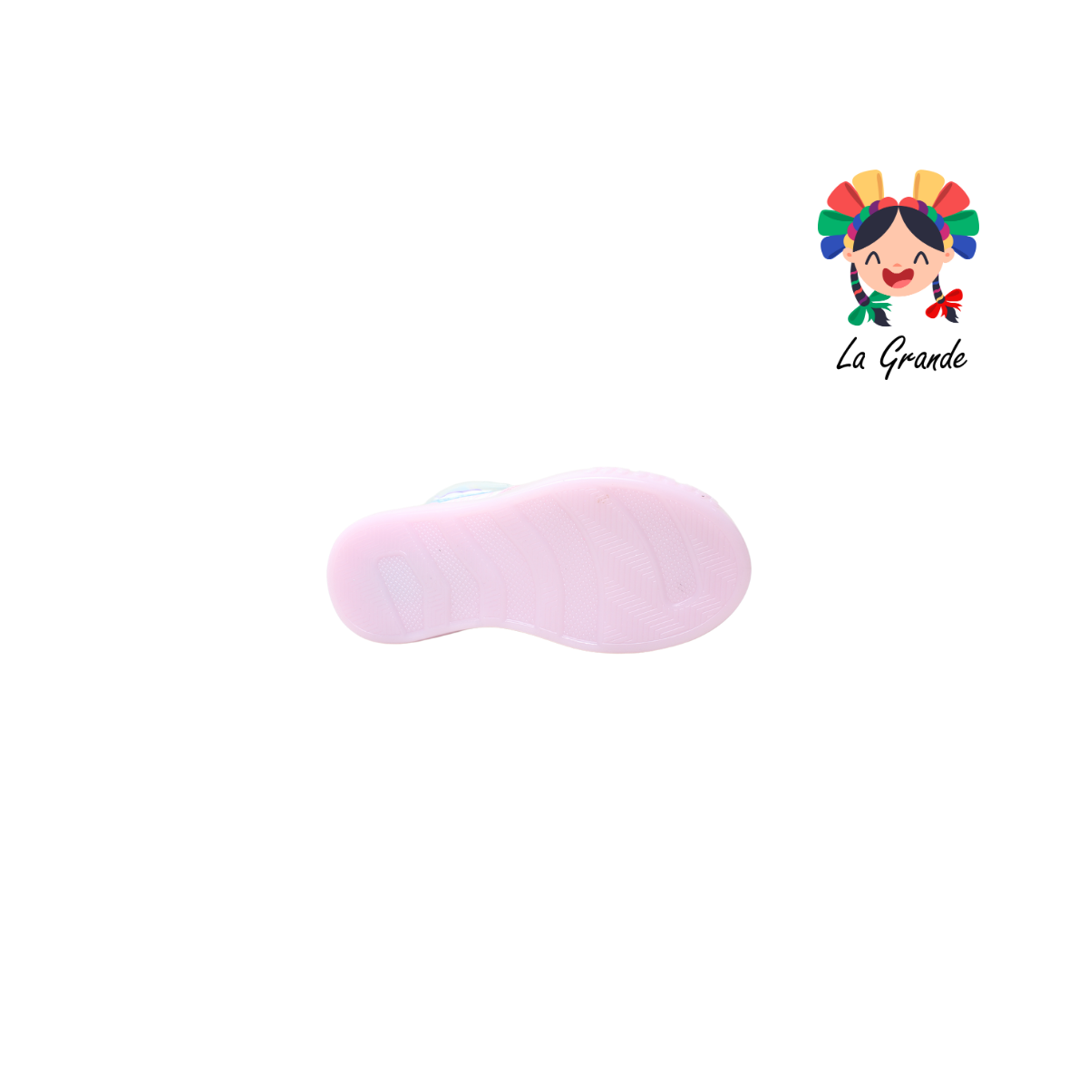 140 NUBE ON KIDS Blanco Rosa Sint Tenis Casual con Luz Led para Niña