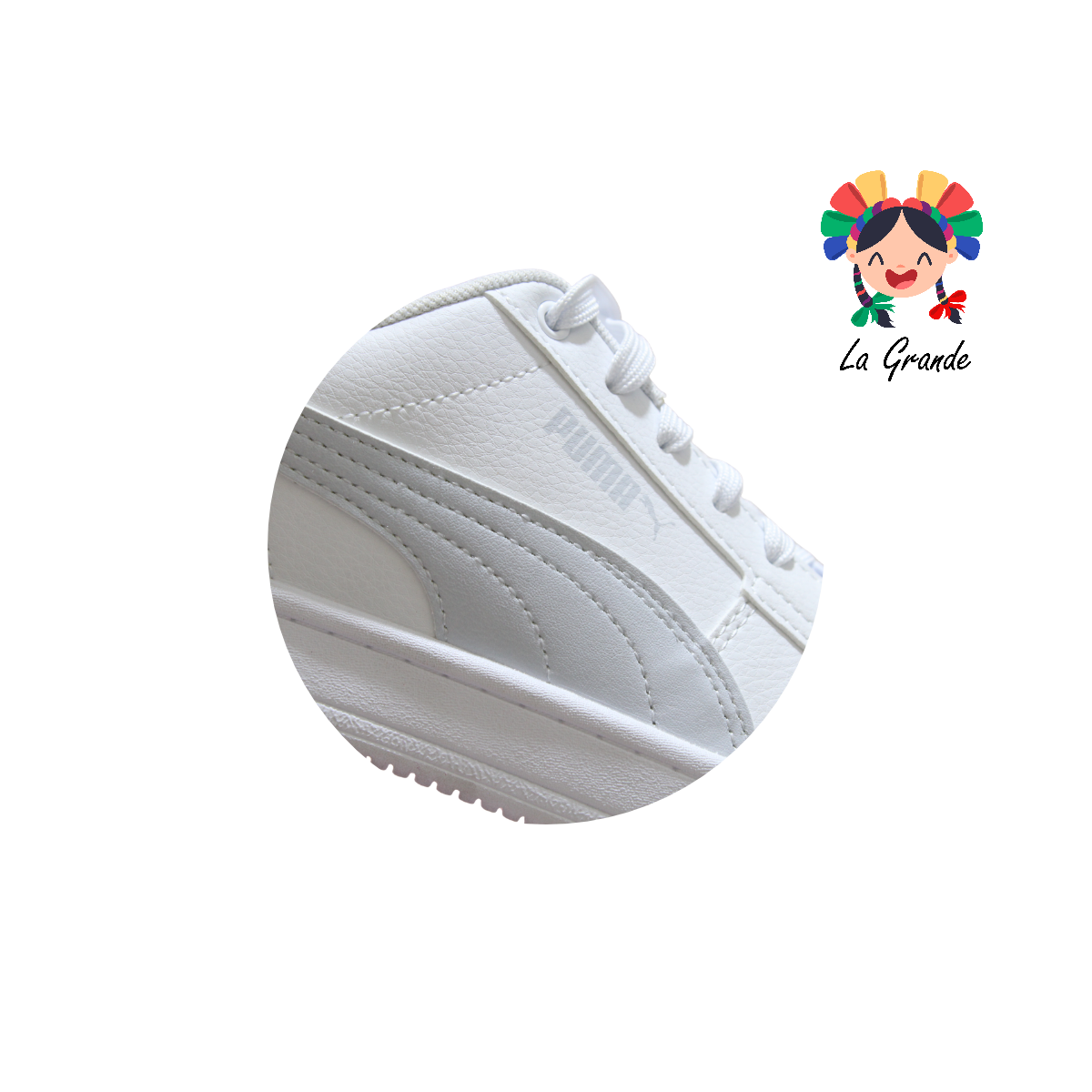 3720 CAVEN 2.0 PM Blanco Rojo Sintético Tenis Importado Original Para Dama y Joven