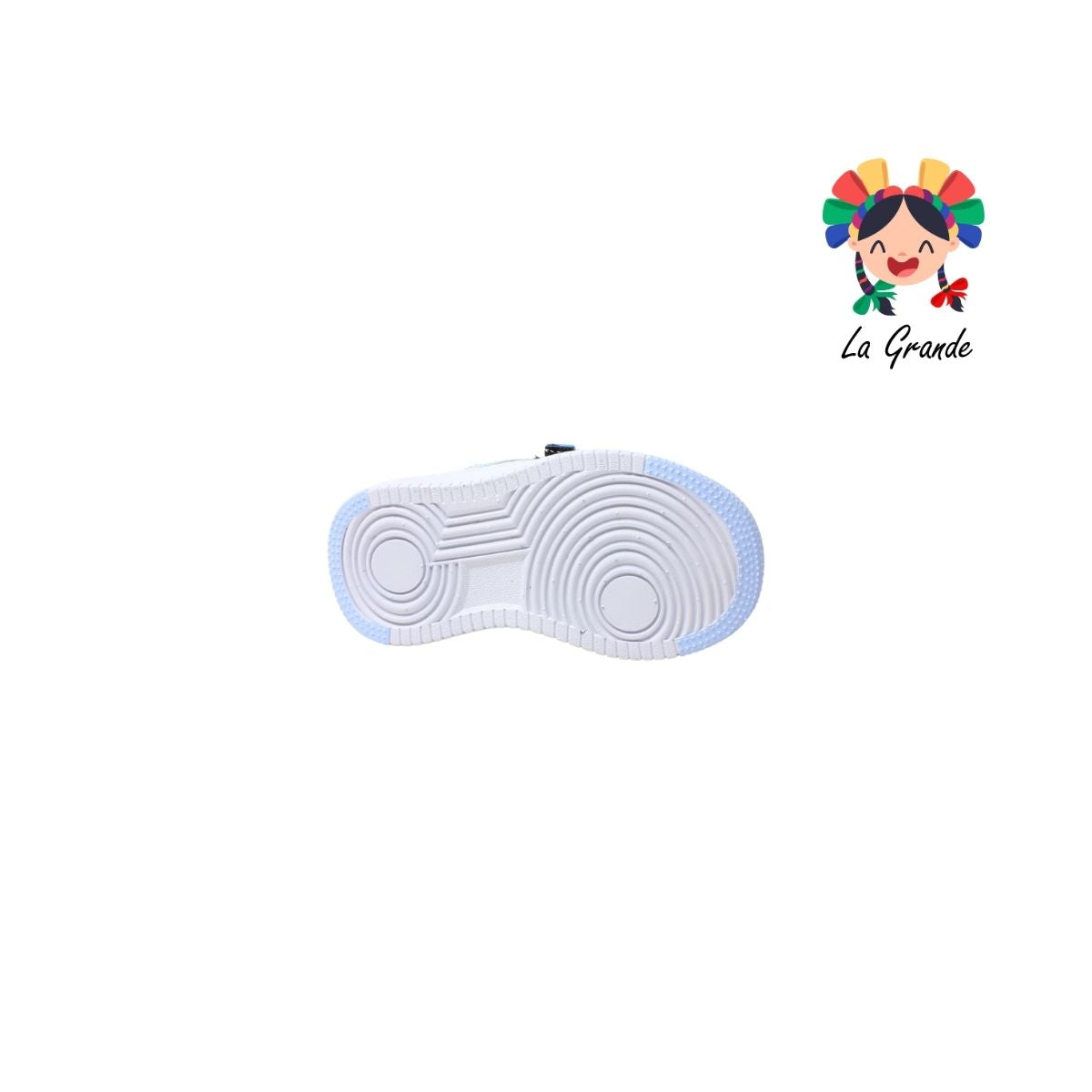 150 PICHUS Blanco Cielo Sint Tenis Casual con Velcro para Niña y Niño