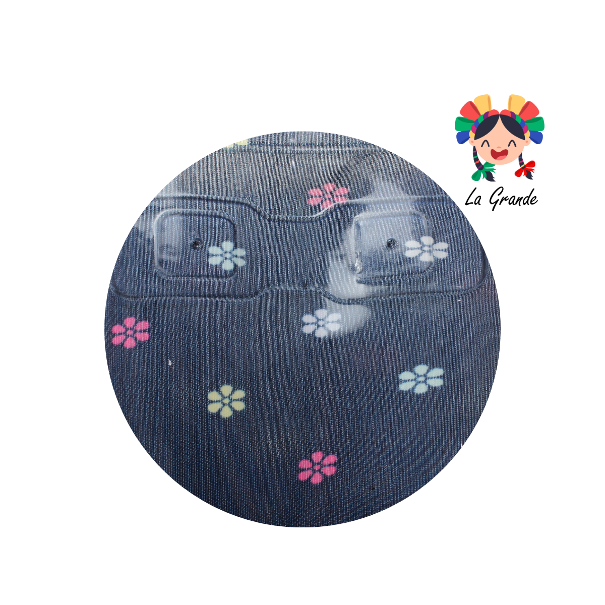 1515 TOP MODA Negro Nila Flores Bota de Hule para Dama