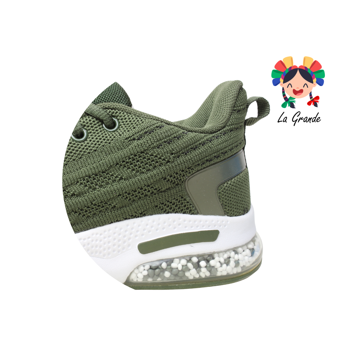 023W JERKO Verde Tenis Deportivo para Dama, Jóven y Caballero