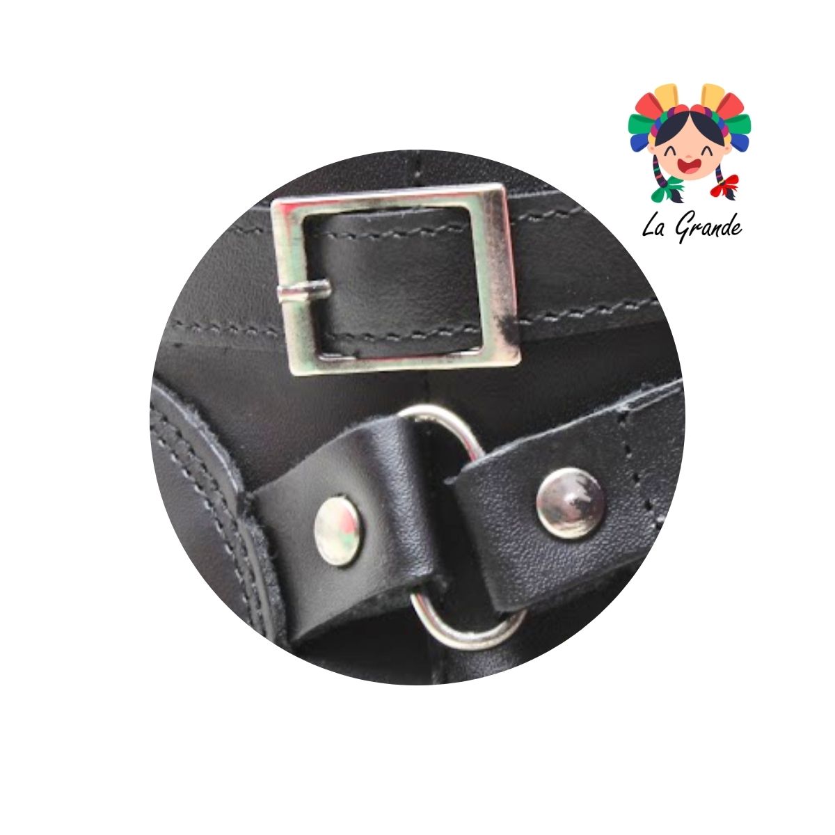 1604 MUJER BONITA Negro Sint Bota Alta para Niña