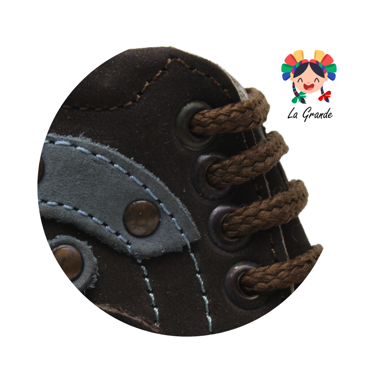 168 ABC Chocolate Mezclilla Zapato Casual para Bebé