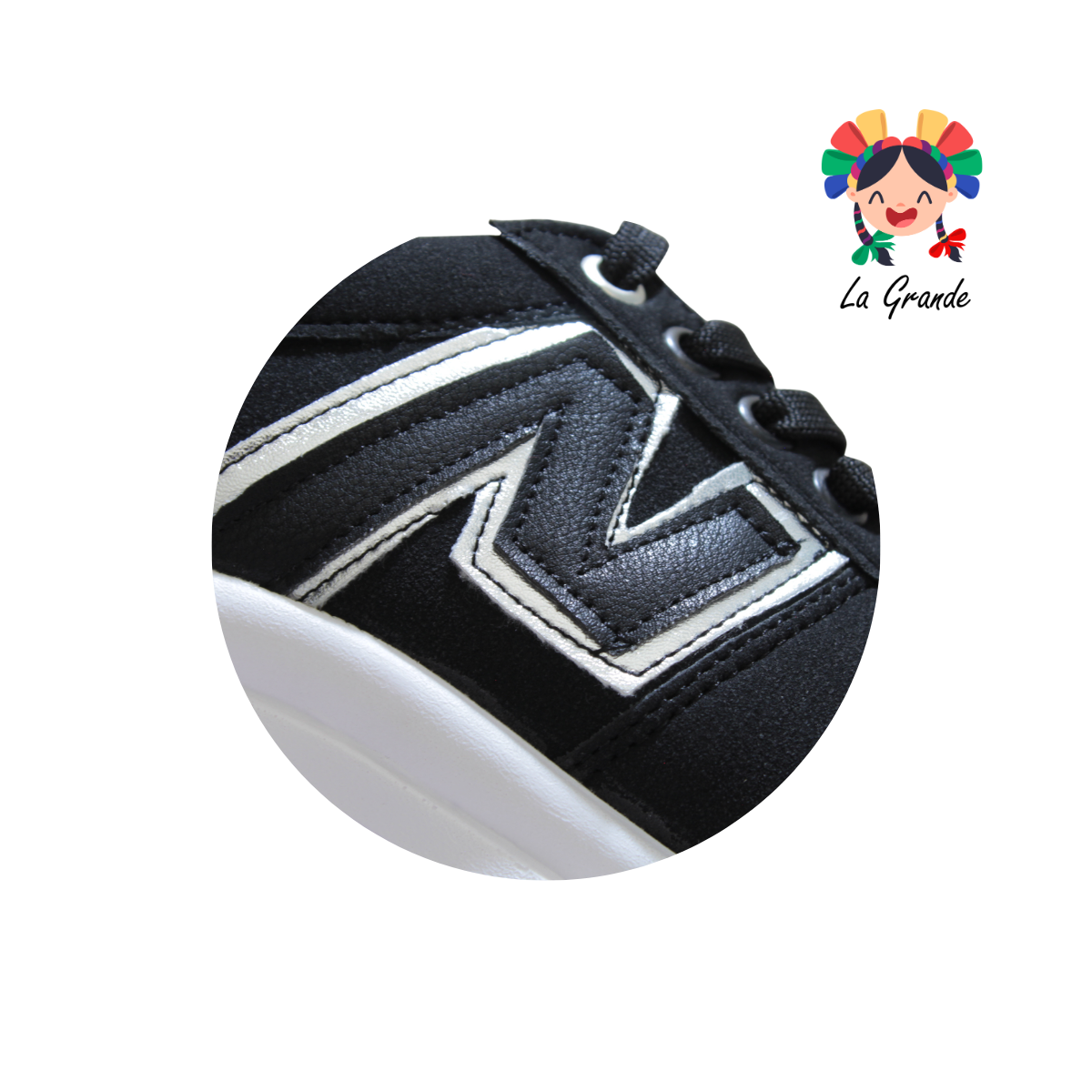 909 WILDCAT Negro Tenis Casual para Dama