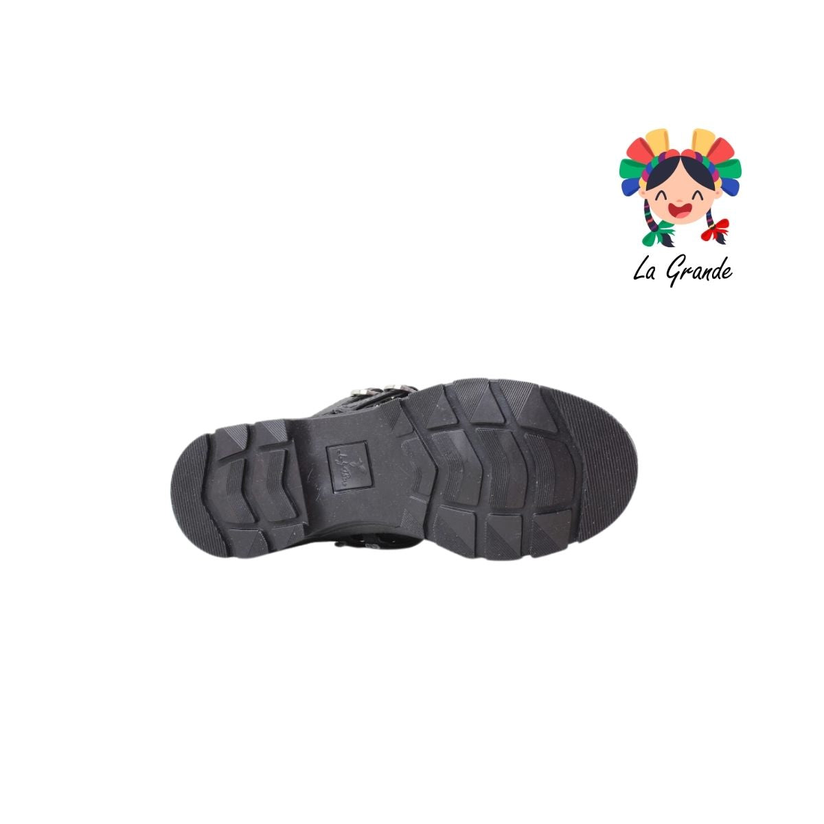 1815 PERLA NEGRA Negro Napa Zapato Escolar para Dama