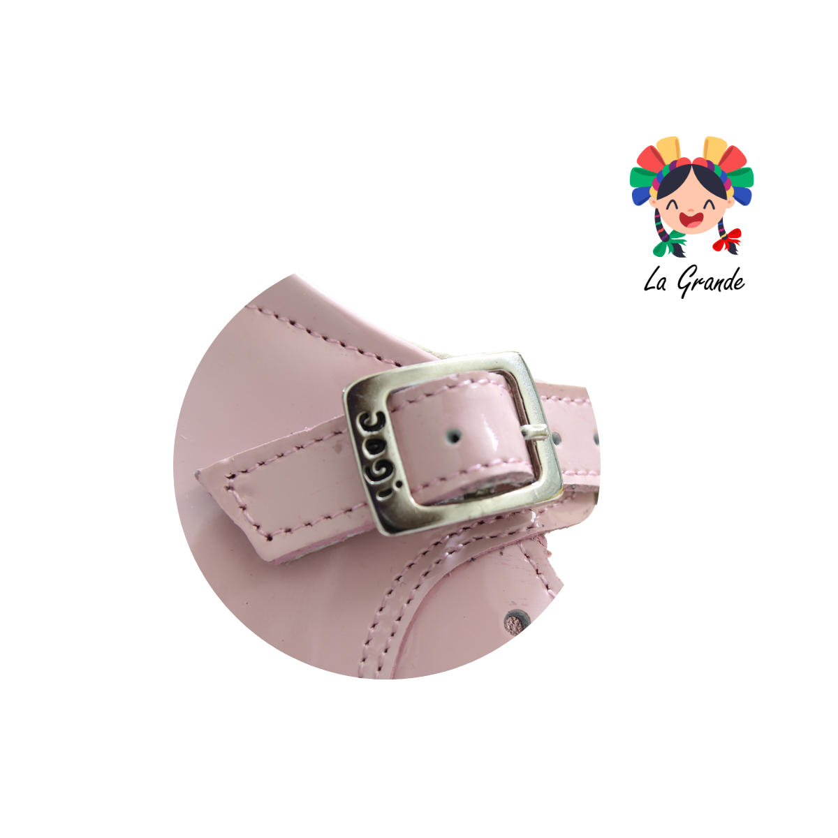 2302 DOGI Malteada Charol Zapato Casual para Bebe y Niña