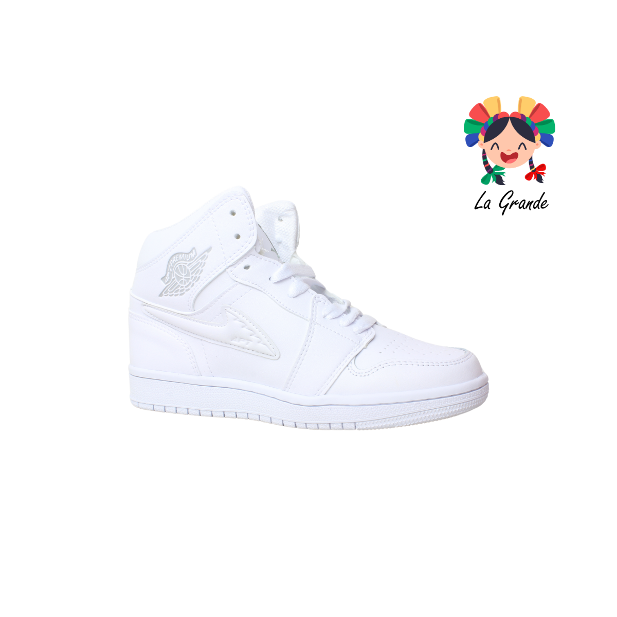 023 APT Blanco Blanco Tenis Casual para Dama, Joven y Caballero