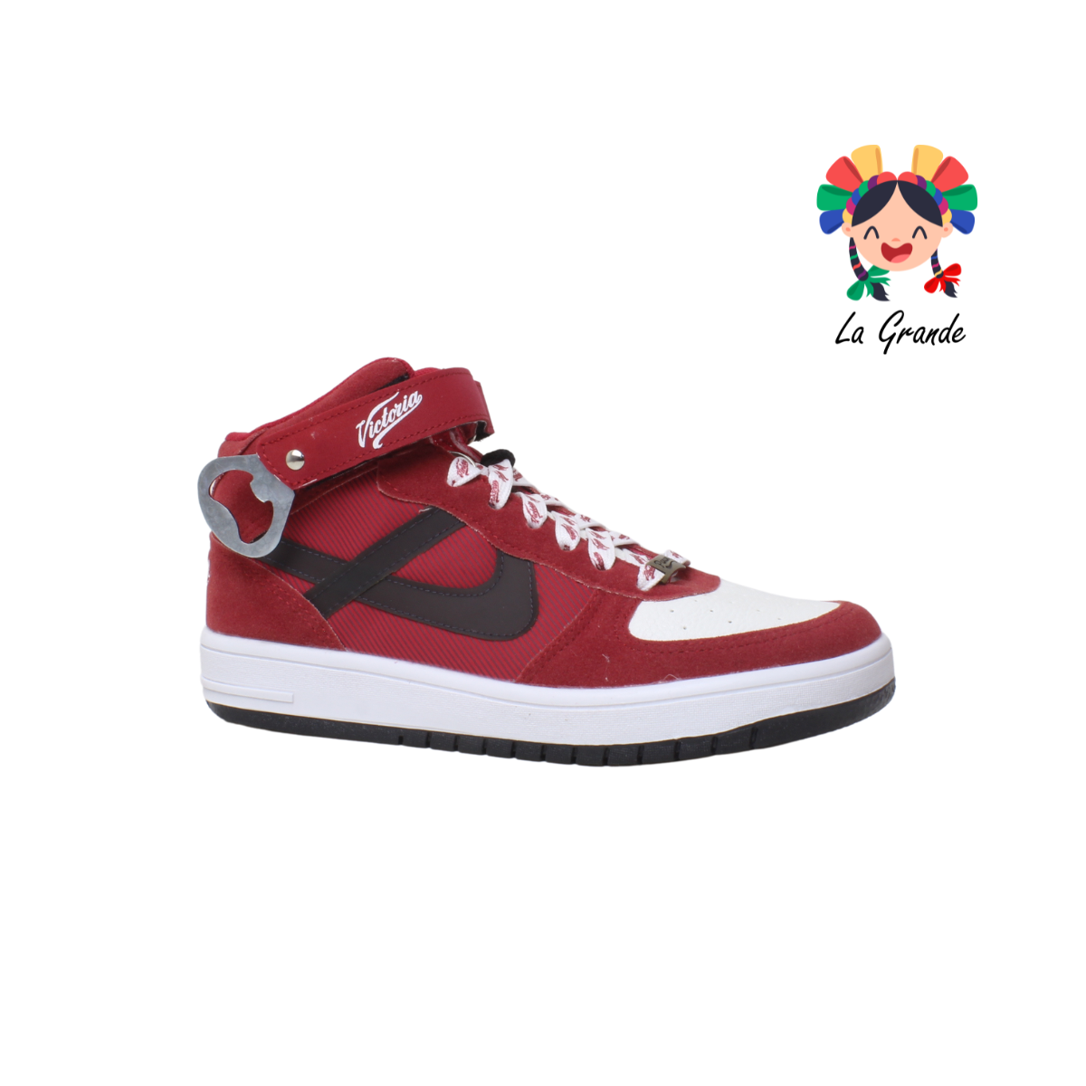 190051 PANAM Rojo Ngo Tenis Edición Victoria para Caballero Nacional Original