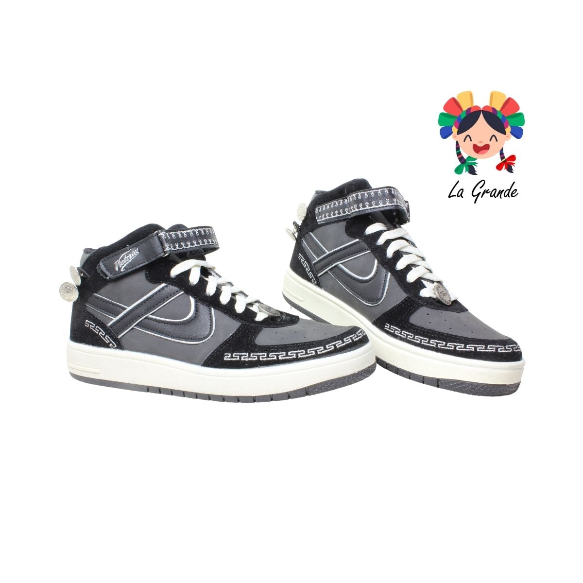 190085 PANAM Negro Victoria Tenis Casual para Dama y Joven Nacional Original
