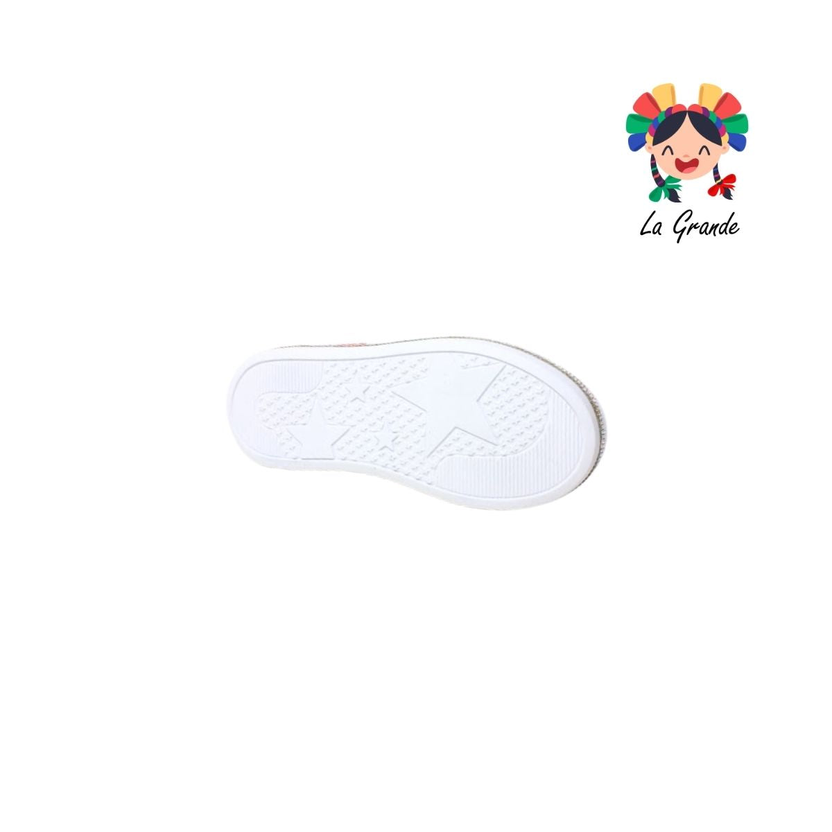 1910 FRIDAYS Blanco Rosa Tenis Casual para Niña
