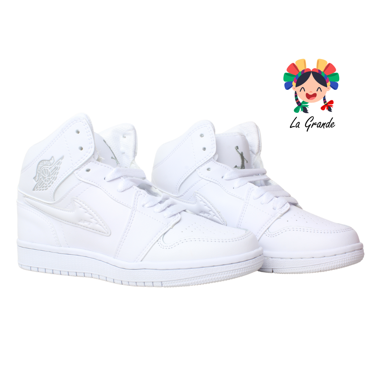 023 APT Blanco Blanco Tenis Casual para Dama, Joven y Caballero
