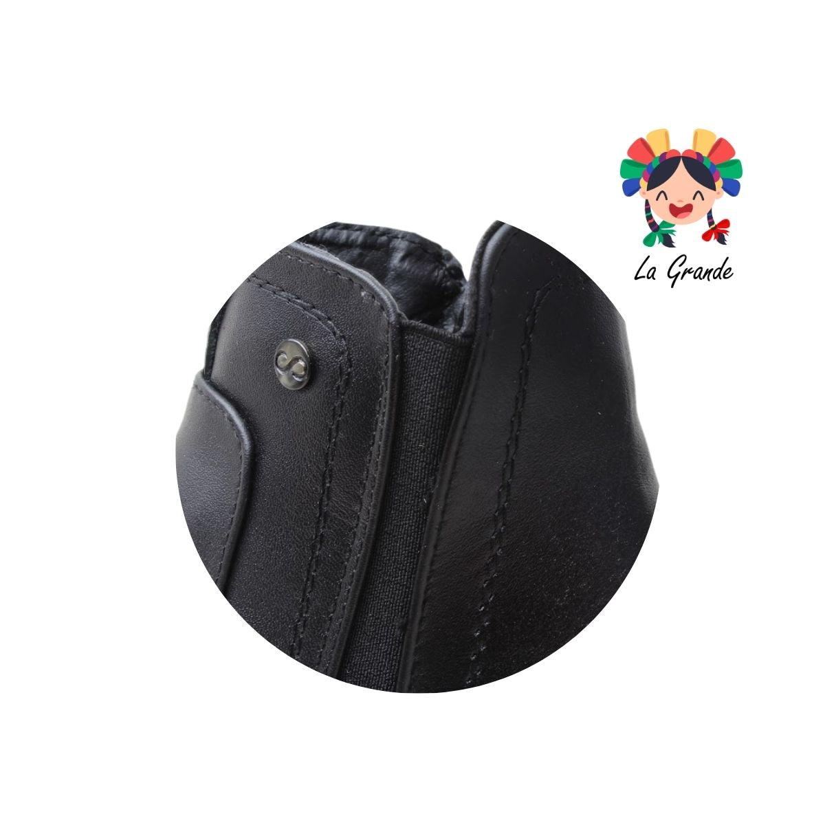 2000 AMPARO Negro Piel Bota para Dama