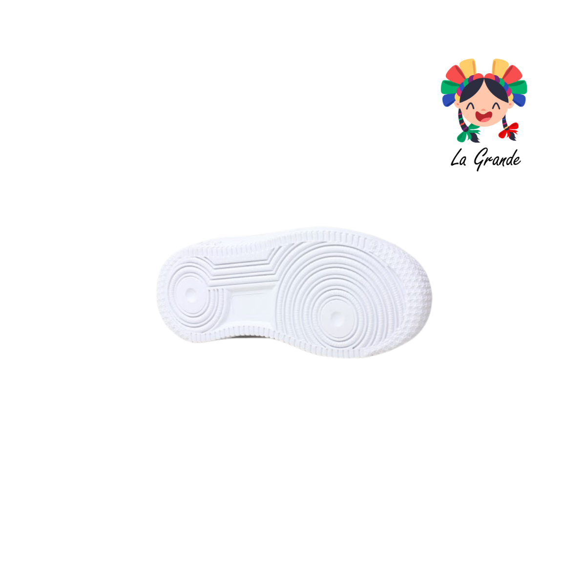 2000 JAG SPORT Blanco Total Sint Tenis Escolar para Niña y Niño