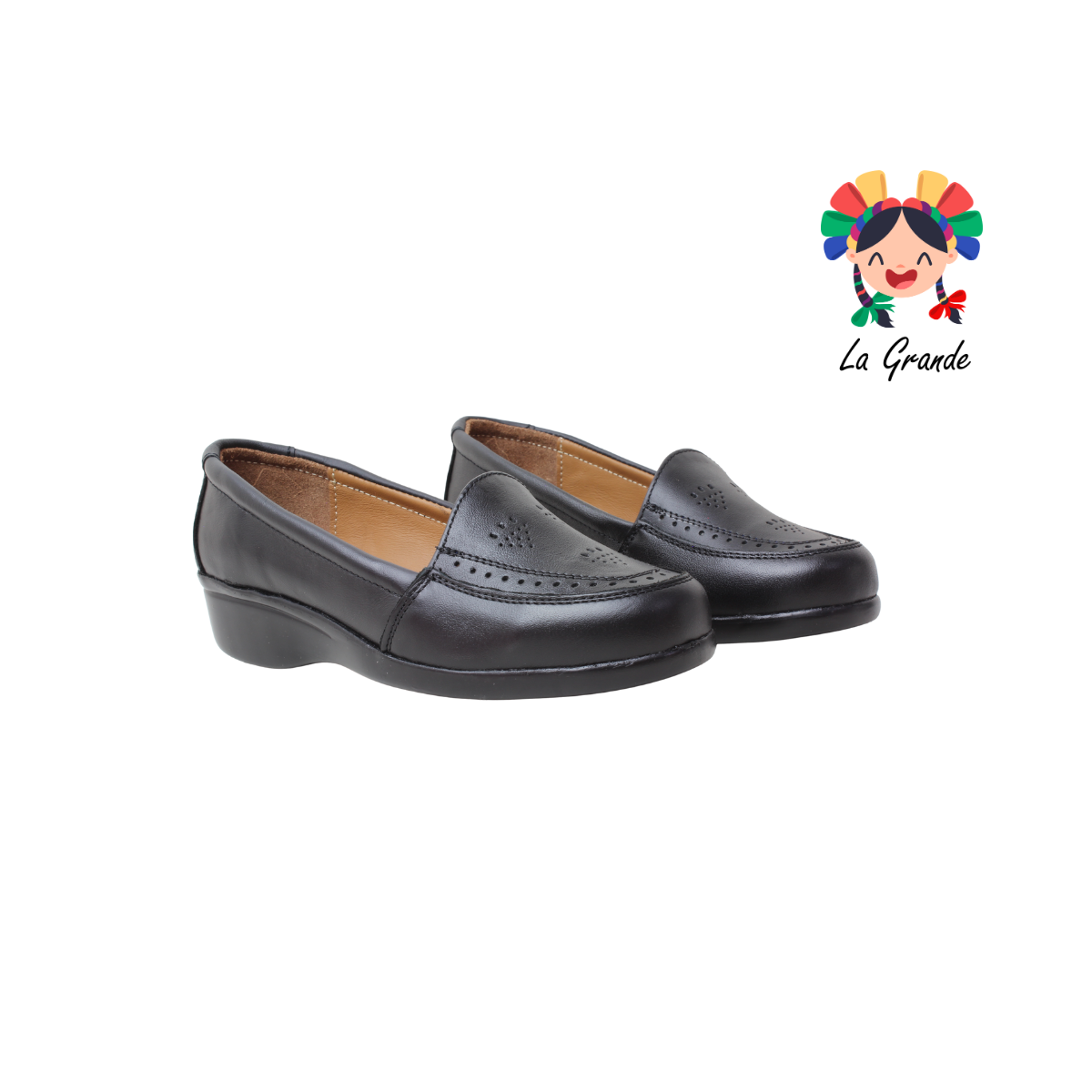 2003 MAXI CONFORT Negro Piel Zapato Casual para Dama