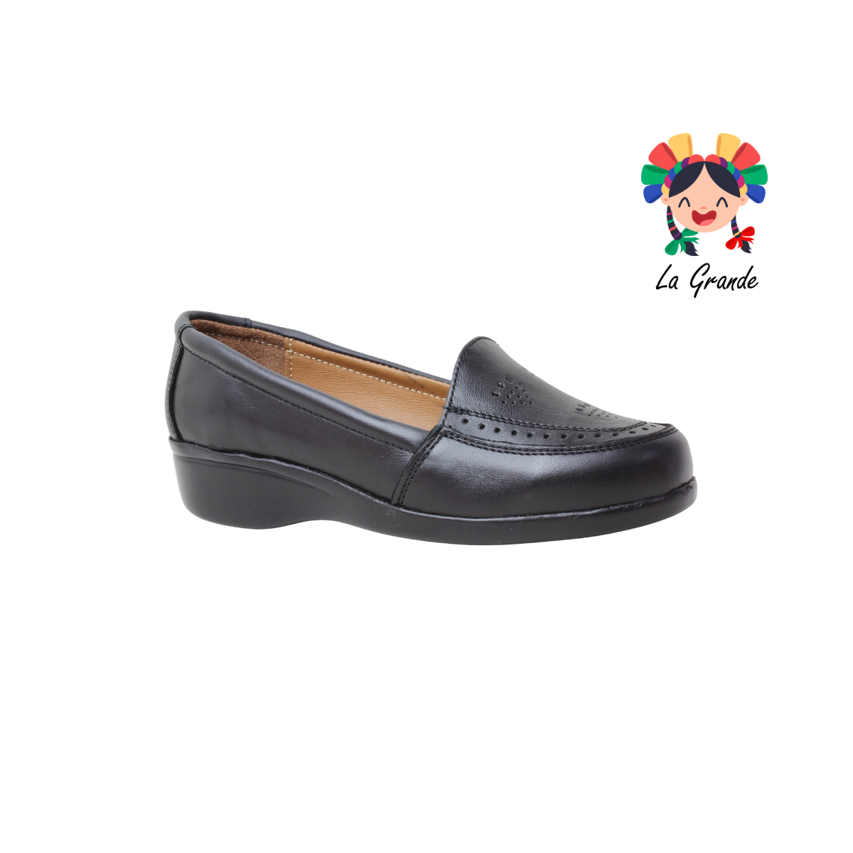 2003 MAXI CONFORT Negro Piel Zapato Casual para Dama