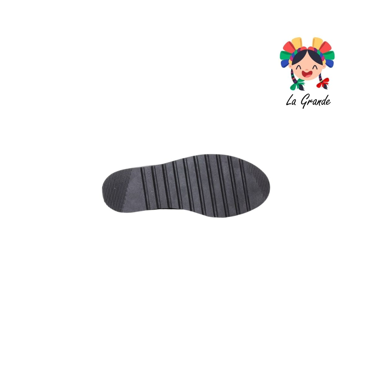 2006 YUL Negro Charol Zapato Casual con Brillos para Niña