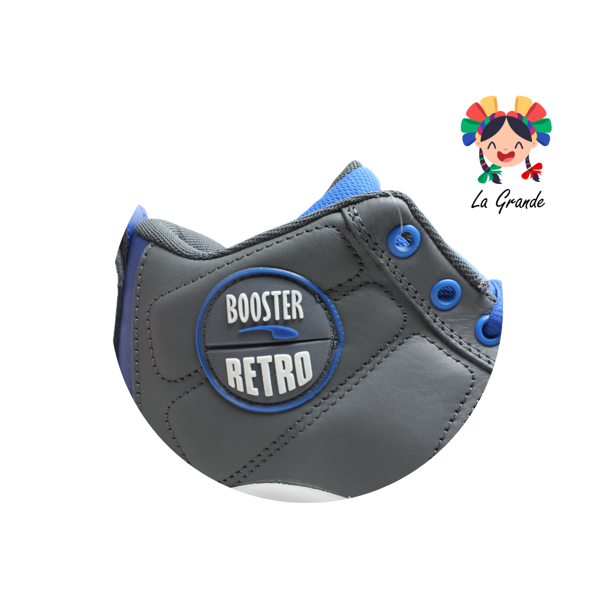 2015 BOOSTER Gris Azul Piel Tenis Casual para Caballero