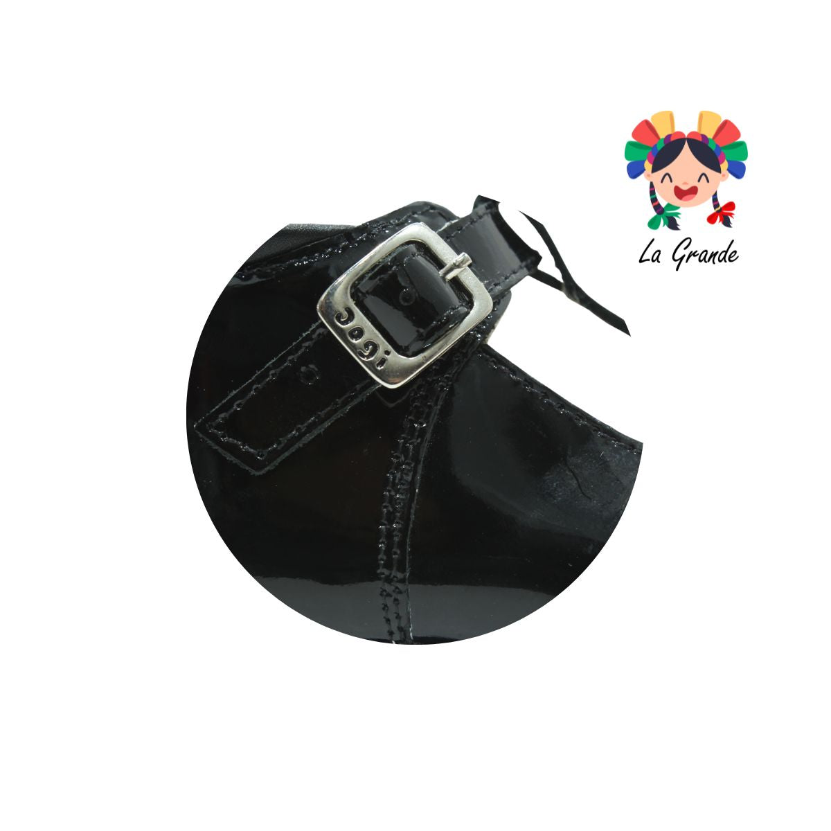 2020 DOGI Negro Charol Piel Zapato Escolar para Niña