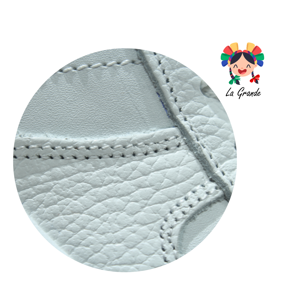 7277 DOGI Blanco Piel Tenis Escolar para Niña, Niño, Dama y Joven