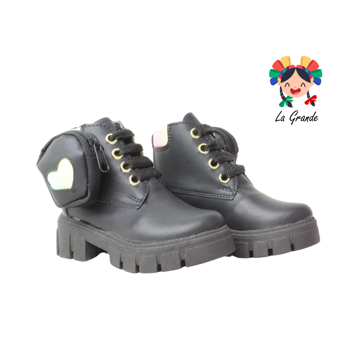 2030 ANDRE LOV Negro Sint Bota Casual para Niña