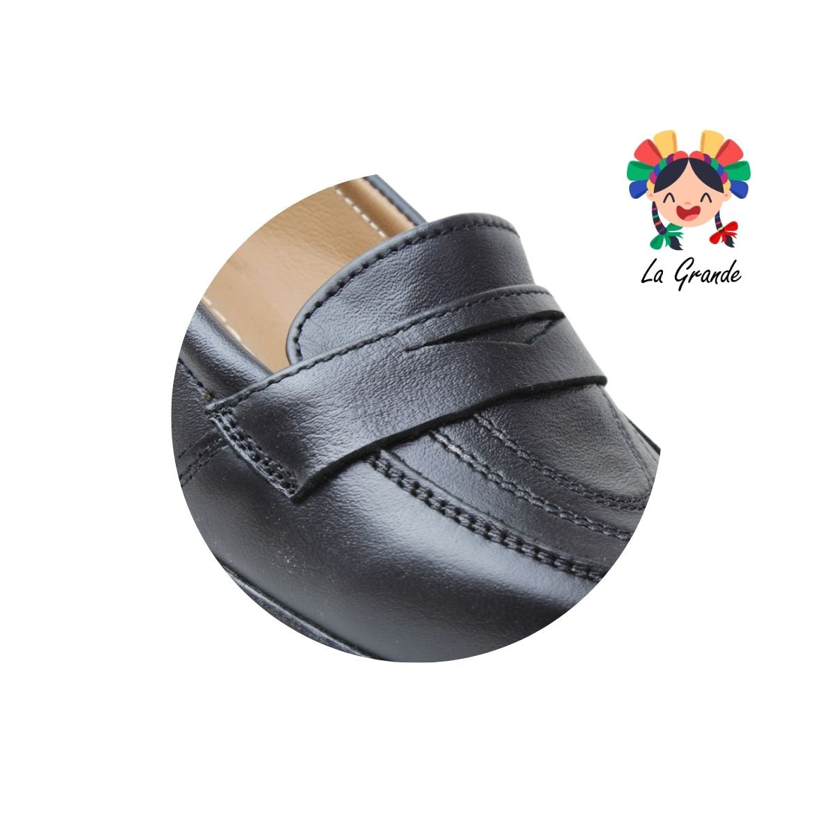 2033 MAXI CONFORT Negro Piel Zapato Casual para Dama