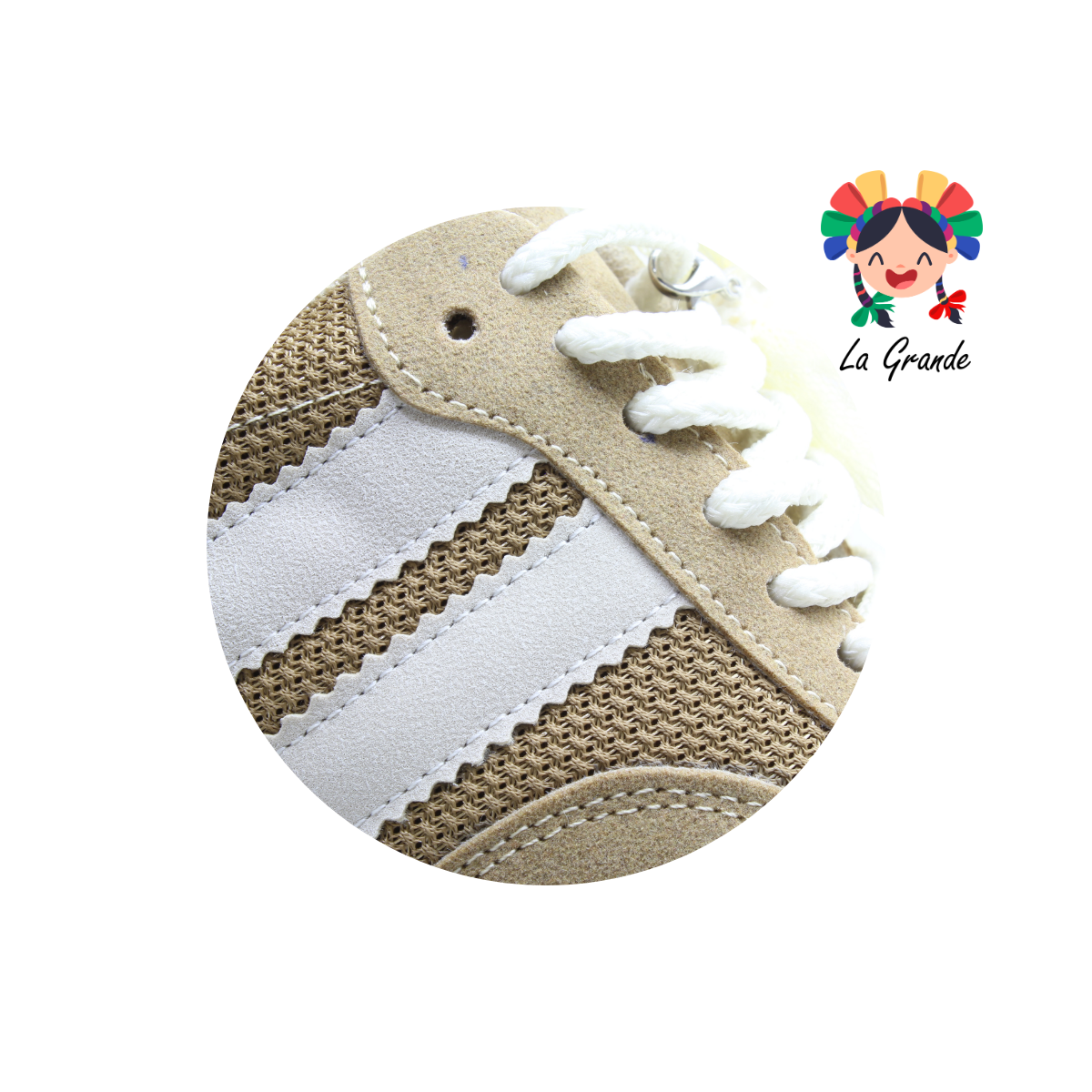 203 WILDCAT Melle Latte Tenis Casual para Dama