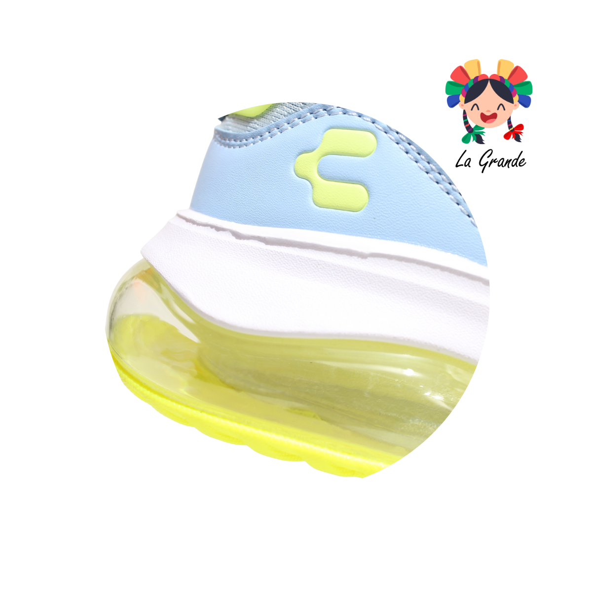 1059272 CHARLY Azul Lima Tenis Deportivo para Dama