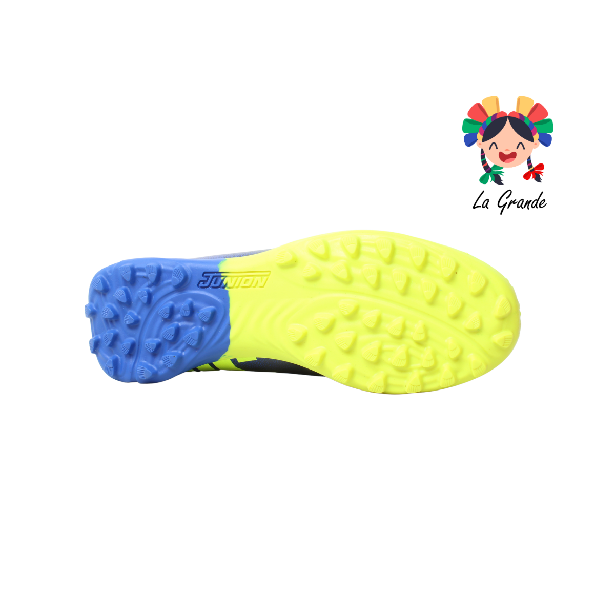 2058M JUNION Ngo Rey Neon Sintético Tenis de Fútbol Rápido para Caballero