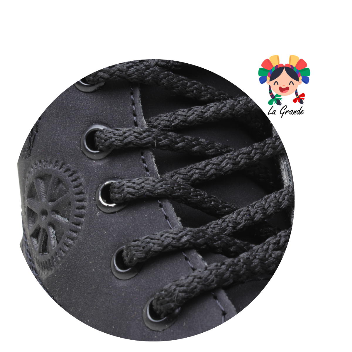 208 KOMANDER Negro Nobuck Bota Casual para Niño, Dama, Joven y Caballero