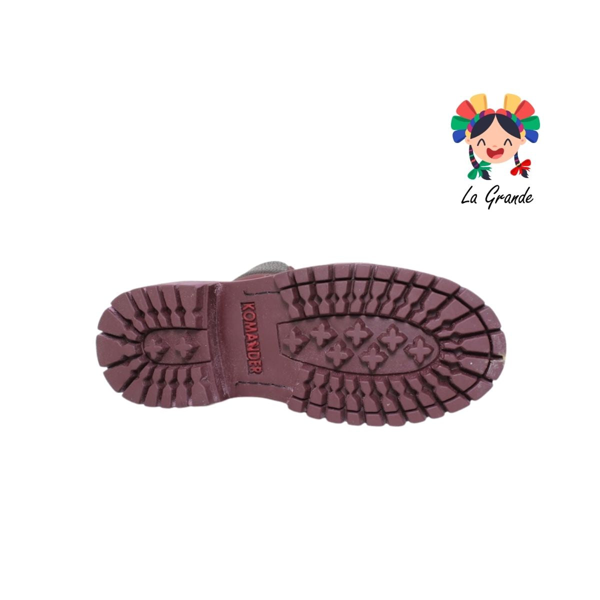 208 KOMANDER Vino Vino Nobuck Bota Casual para Caballero