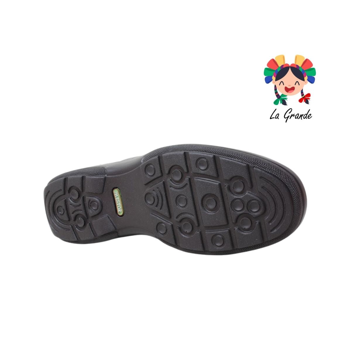 2108 PAZSTOR Negro Borrego Piel Zapato Confort para Caballero
