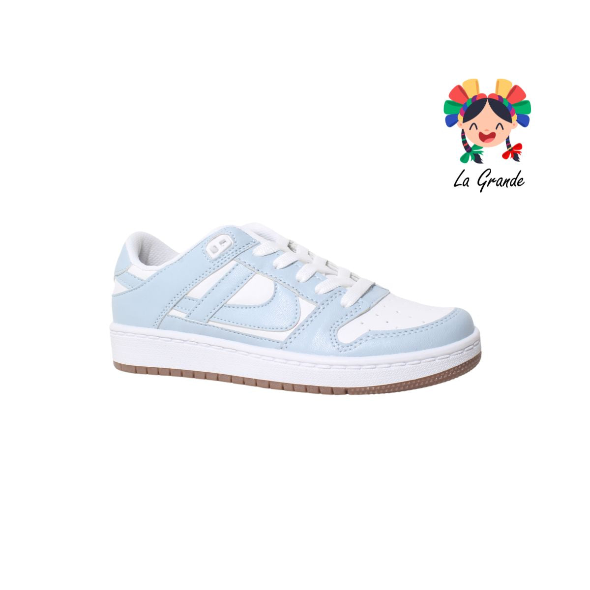 220005 PANAM Blanco Azul Sint Tenis Casual para Dama y Joven Nacional Original