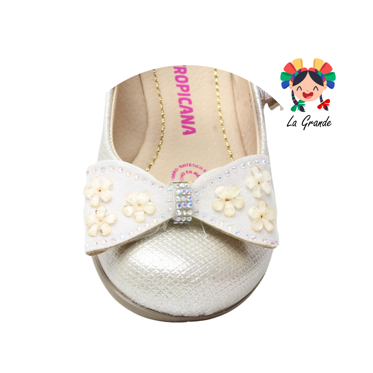 220023 TROPICANA Champagne Fantasia Balerina para Niña