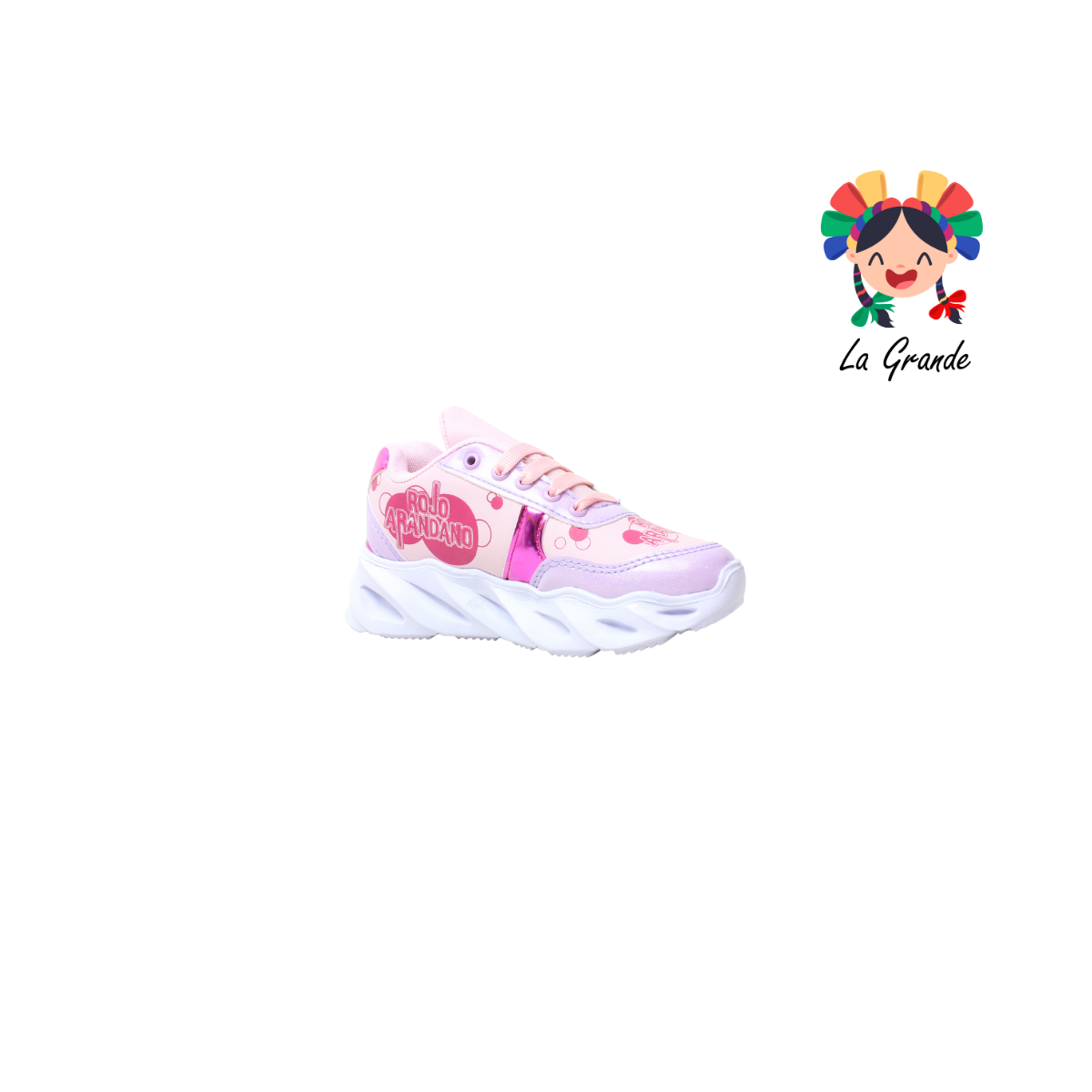 22024 ROJO ARANDANO Intensam Rosa Fiusha Sint Tenis con Luces para Niña