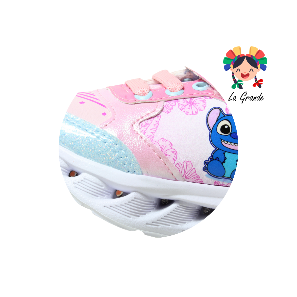22029 KOALA ROJO ARANDANO Rosa Cielo Tenis Casual con Luces Led para Bebé