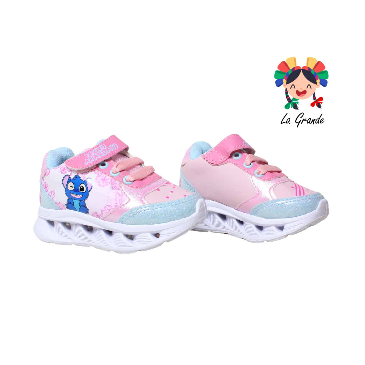22029 KOALA ROJO ARANDANO Rosa Cielo Tenis Casual con Luces Led para Bebé