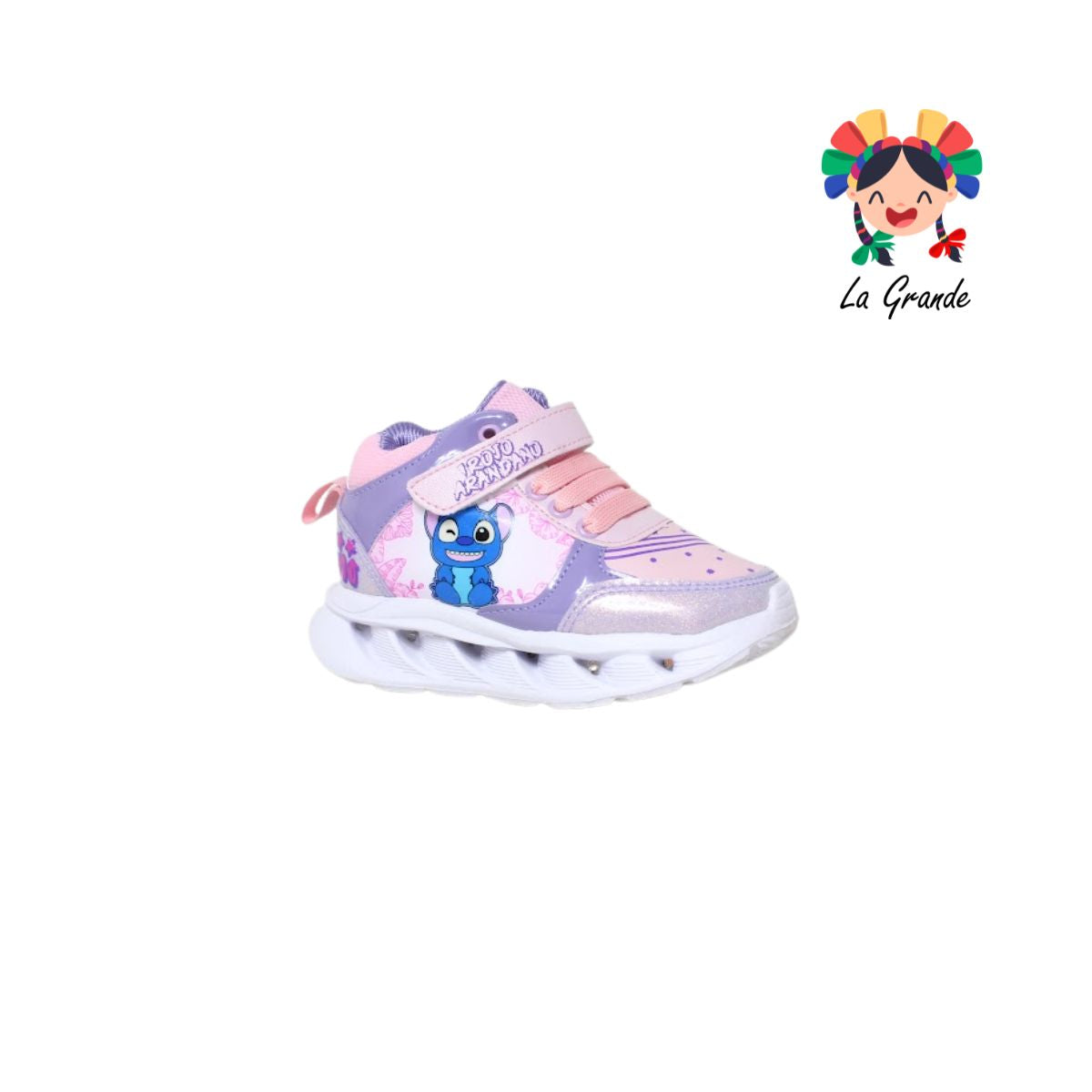 22030 KOALA ROJO ARANDANO Lila Rosa Tenis Casual con Luces para Bebé