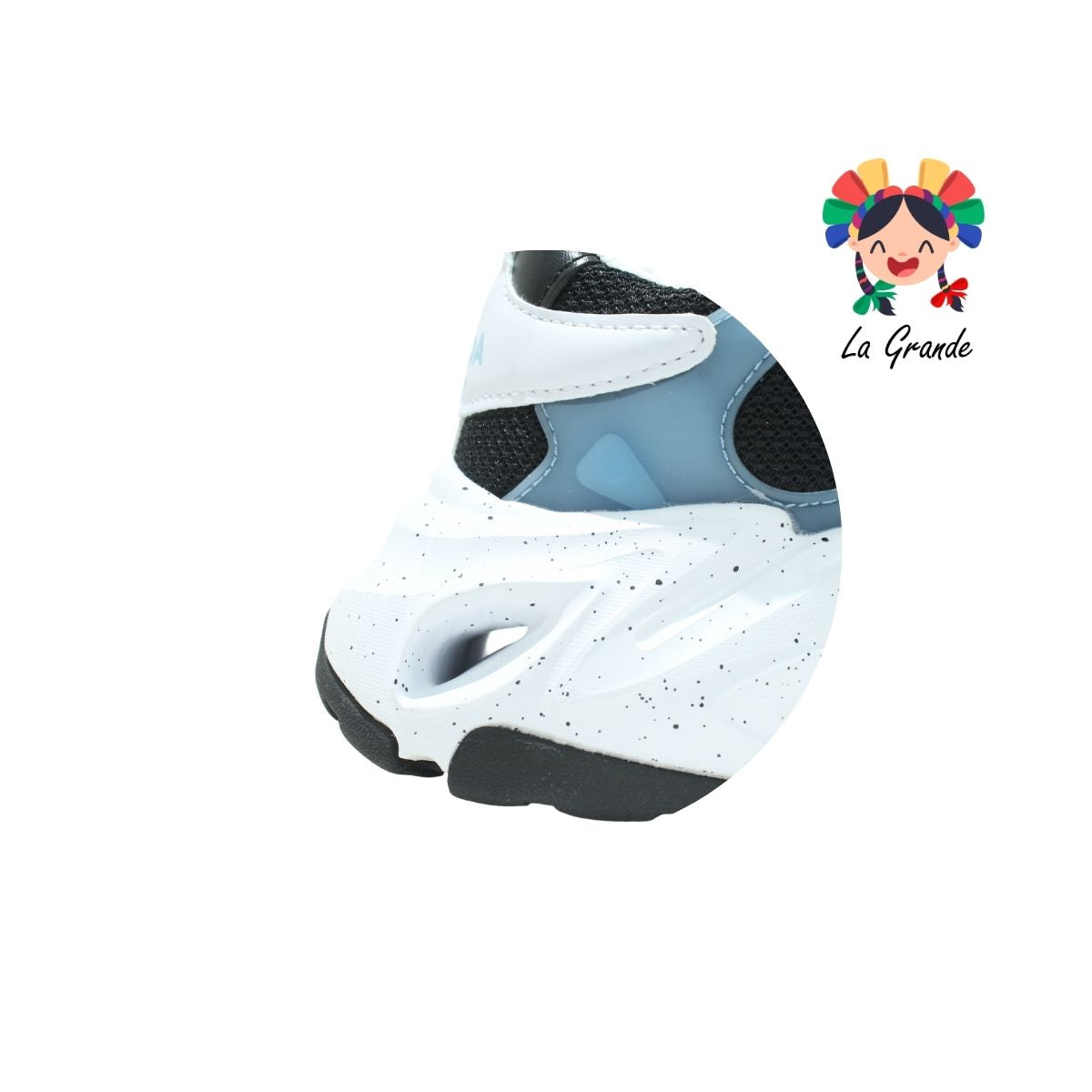 2236 BELINDA PEREGRIN blanco negro tenis deportivo para dama