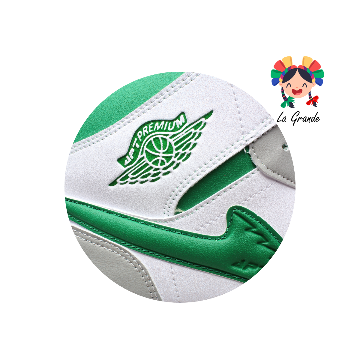 023 APT Bco Gris Vde Tenis Casual para Dama, Joven y Caballero