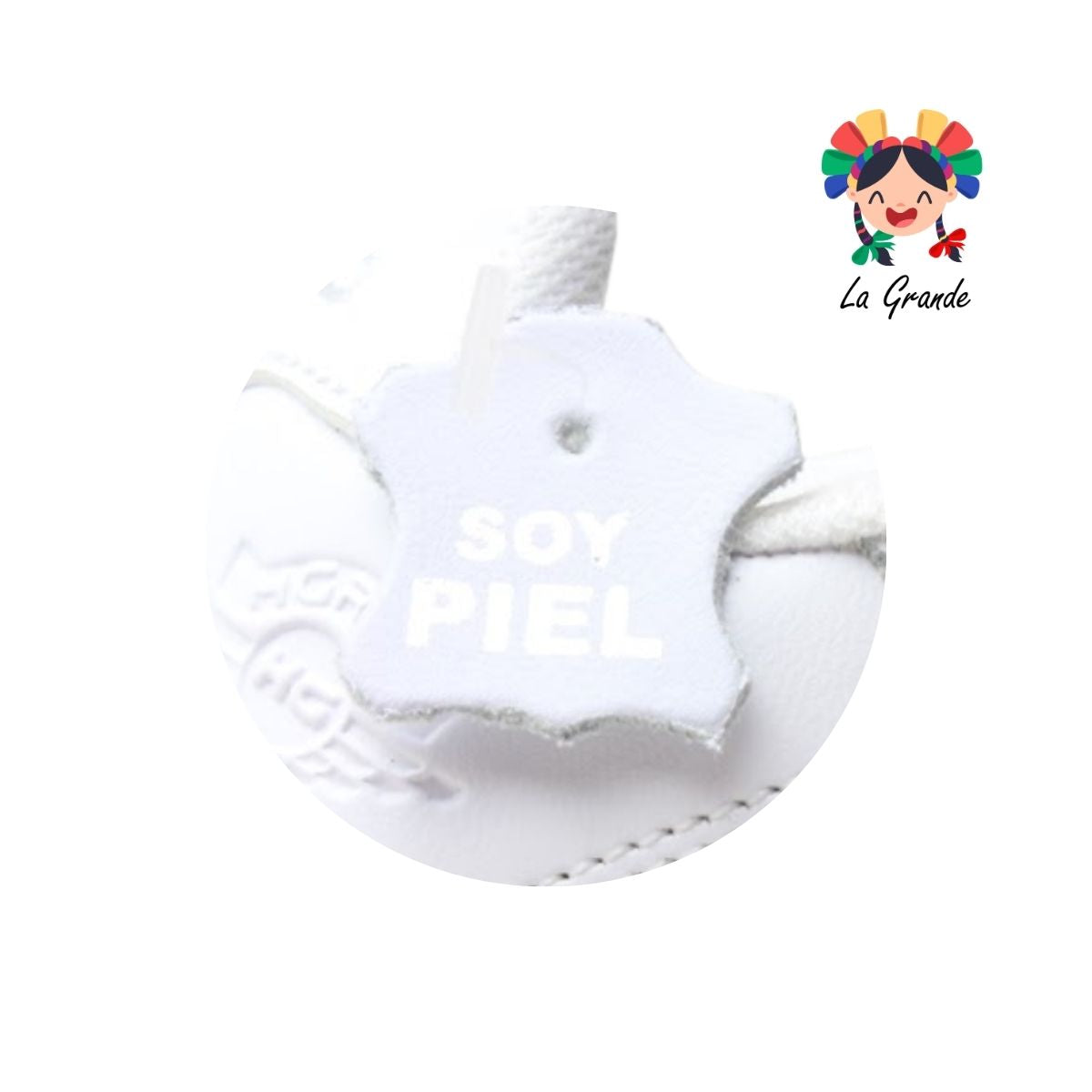 238 H-GROSS Blanco Blanco Tenis Escolar para Niña y Niño