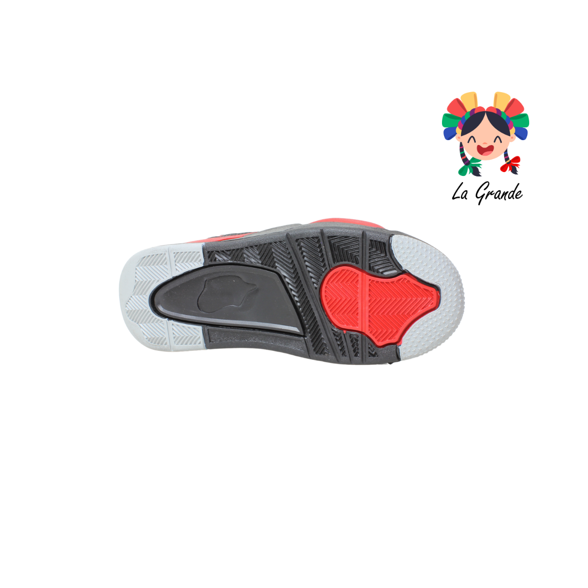 010897 PANAM Negro Rojo Tenis Casual para Dama y Joven Original